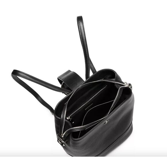 Parisa Wang Addicted Leather Small Backpack Purse Cognac Brown - Picture 3 of 6